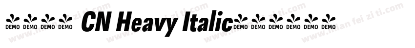 星汉等宽 CN Heavy Italic字体转换